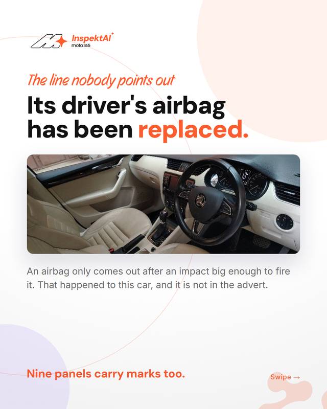 Slide 3 of 5: It drove beautifully. For four minutes.