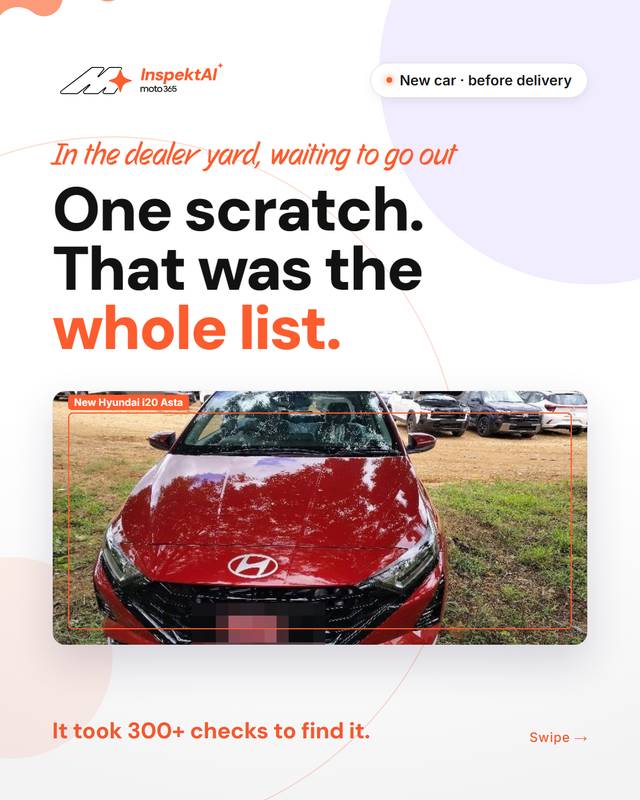 Slide 1 of 5: One scratch. That was the whole list.